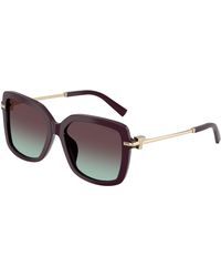 Tiffany & Co. - Tf4252B 8427V7 Sunglasses Acetate Squared Normal Nuanced - Lyst