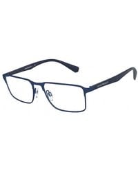 Emporio Armani - Ea1046 3100 Optical Frames Metal Squared - Lyst