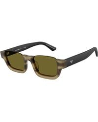Emporio Armani - Ea4268U 6369/2 Sunglasses Acetate Geometric Normal - Lyst