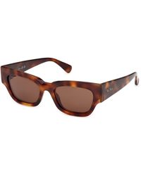 Max Mara - Mm0211 52E Sunglasses Acetate Geometric Normal - Lyst