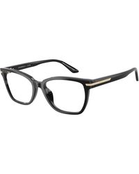 Emporio Armani - Ea3282Bu 5017 Optical Frames Acetate Transparent Cat Eye Normal - Lyst