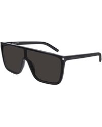 Saint Laurent - Sl 364 Mask Ace 001 Sunglasses Acetate Mask Normal - Lyst