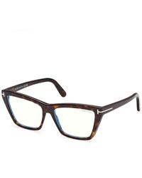 Tom Ford - Ft6189-B 52 Optical Frames Acetate Cat Eye Normal - Lyst