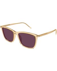 Saint Laurent - Sl 851/K 005 Sunglasses Acetate Squared - Lyst