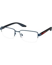 Prada Linea Rossa - Ps 51Sv Tfy1O1 Optical Frames Metal Pillow Normal - Lyst