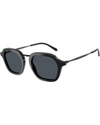 Giorgio Armani - Ar6190 5875R5 Sunglasses Metal Squared Normal - Lyst