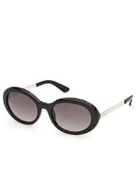 Guess - Gu00355 01F Sunglasses Injected Round Normal - Lyst