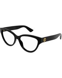 Gucci - Gg1581O 005 Optical Frames Injected Transparent Round - Lyst