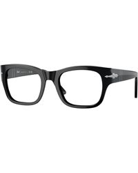Persol - Po3297V 95 Optical Frames Acetate Transparent Squared Normal - Lyst