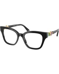 Swarovski - Sk2048 1001 Optical Frames Acetate Squared Normal - Lyst