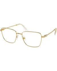 Swarovski - Sk1003 4004 Optical Frames Metal Transparent Squared Normal - Lyst