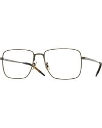 Oliver Peoples - Ov1374T Welston 5284 Optical Frames Titanium Transparent Squared Normal - Lyst