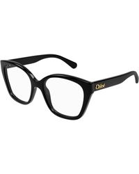 Chloé - Ch0241O 001 Optical Frames Acetate Transparent Cat Eye - Lyst