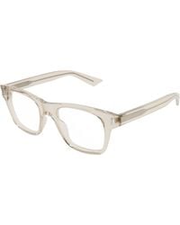 Saint Laurent - Sl 875 Opt 004 Optical Frames Acetate Transparent Squared - Lyst