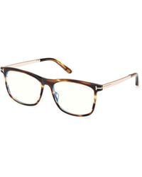Tom Ford - Ft6038-B 055 Optical Frames Acetate Squared Normal - Lyst