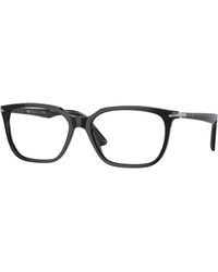 Persol - Po3298V 95 Optical Frames Acetate Transparent Squared Normal - Lyst