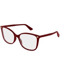 Gucci - Gg0026O 031 Optical Frames Acetate Transparent Cat Eye - Lyst