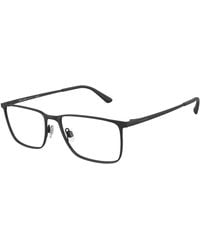 Giorgio Armani - Ar5080 3001 Optical Frames Metal Squared Normal - Lyst