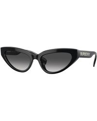 Burberry - Be4373U Debbie 30018G Sunglasses Acetate Cat Eye Normal Shaded - Lyst