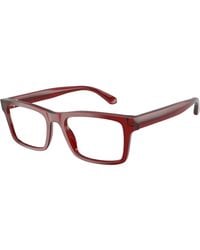 Emporio Armani - Ea3254 6248 Optical Frames Acetate Squared Normal - Lyst