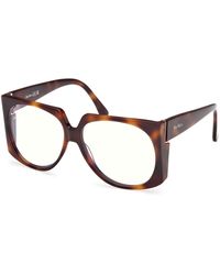 Max Mara - Mm5181-B 052 Optical Frames Acetate Round Normal - Lyst