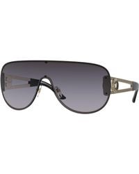 Versace - Ve2166 12528G Sunglasses Metal Pilot Normal Shaded - Lyst