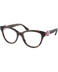 Swarovski - Sk2004 1002 Optical Frames Acetate Round Normal - Lyst
