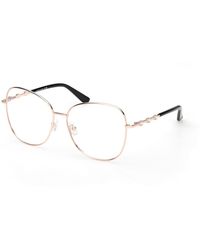 Guess - Gm50044 028 Optical Frames Metal Butterfly Normal - Lyst