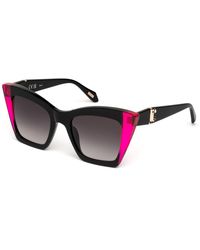 Just Cavalli - Sjc106V 700K Sunglasses Acetate Smoke Squared Normal Shaded - Lyst