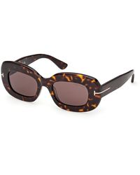 Tom Ford - Ft1345 Islay-02 52E Sunglasses Acetate Squared Normal - Lyst