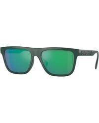 Burberry - Be4402U 4038F2 Sunglasses Injected Squared Mirrored Mirror - Lyst