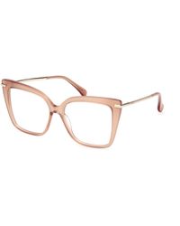 Max Mara - Mm5144 045 Optical Frames Acetate Butterfly Normal - Lyst