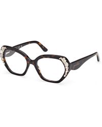 Guess - Gm50039 052 Optical Frames Acetate Geometric Normal - Lyst