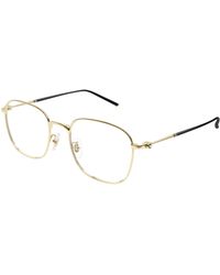 Montblanc - Mb0415Oa 003 Optical Frames Titanium Transparent Squared - Lyst