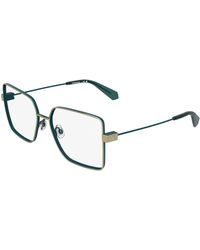 Calvin Klein - Ckj26203 729 Optical Frames Metal Squared Normal - Lyst