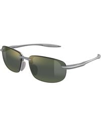 Maui Jim - Mj0677Sa 019 Occhiali Da Sole Bio-Iniettato Verde Squadrata - Lyst
