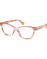 Ralph Lauren - Ra7195U 6341 Optical Frames Acetate Transparent Squared Normal - Lyst