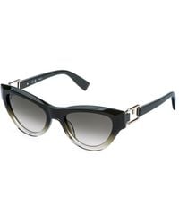 Furla - Sfu982 07C7 Sunglasses Acetate Cat Eye Normal Nuanced - Lyst