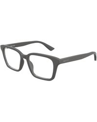 McQueen - Am0566O 003 Optical Frames Acetate Transparent Squared - Lyst