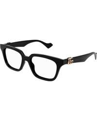 Gucci - Gg1537Ok 001 Optical Frames Injected Transparent Squared - Lyst