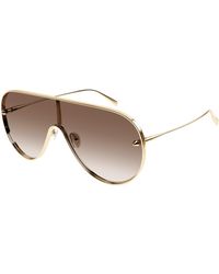 McQueen - Am0481S 002 Sunglasses Metal Pilot - Lyst