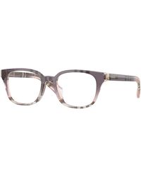 Burberry - Be2462D 4220 Optical Frames Acetate Transparent Squared Normal - Lyst