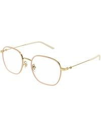 Gucci - Gg1198Oa 002 Optical Frames Metal Squared - Lyst