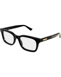 Gucci - Gg2249O 001 Optical Frames Acetate Transparent Squared - Lyst