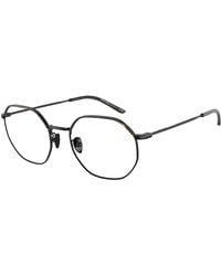 Giorgio Armani - Ar5130J L3001 Optical Frames Steel Transparent Squared Normal - Lyst