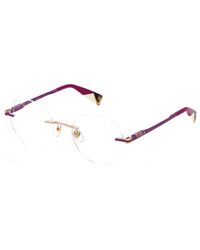 Furla - Vfu774 300 Optical Frames Metal Geometric - Lyst