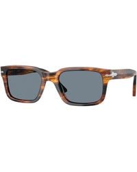 Persol - Po3272S 123556 Sunglasses Acetate Squared Normal - Lyst