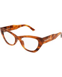 Balenciaga - Bb0449O 003 Optical Frames Acetate Transparent Cat Eye - Lyst