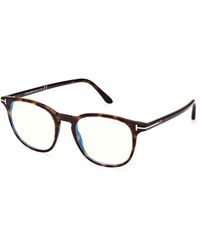 Tom Ford - Ft5832-B 052 Optical Frames Acetate Round Normal - Lyst