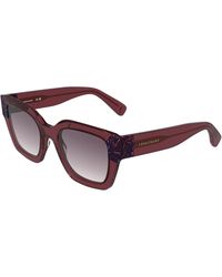 Longchamp - Lo771S 615 Sunglasses Acetate Squared Normal - Lyst